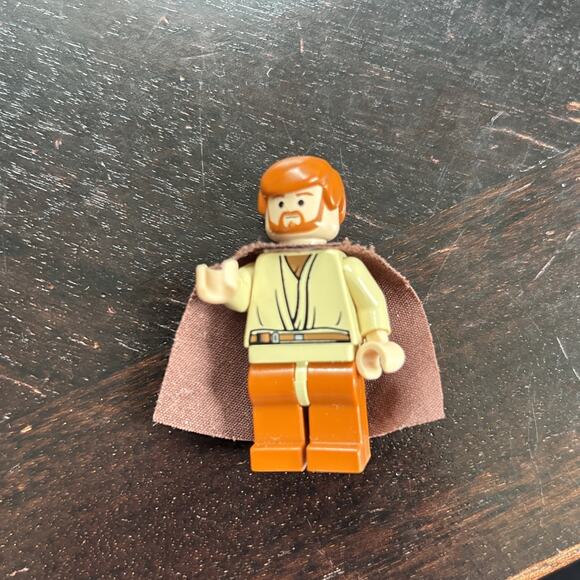 Lego Obi-Wan Kenobi Minifigure (Dark Orange Legs) Star Wars #sw0135 - Picture 1 of 12